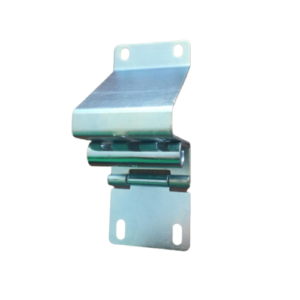 Bisagra lateral con portarrodillo plata para panel puerta seccional