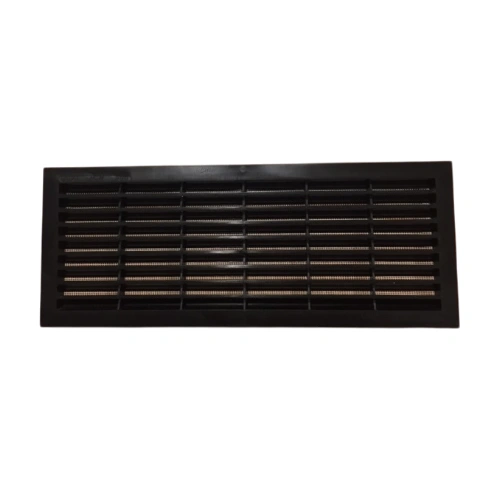 Rejilla de ventilación negra para puerta seccional